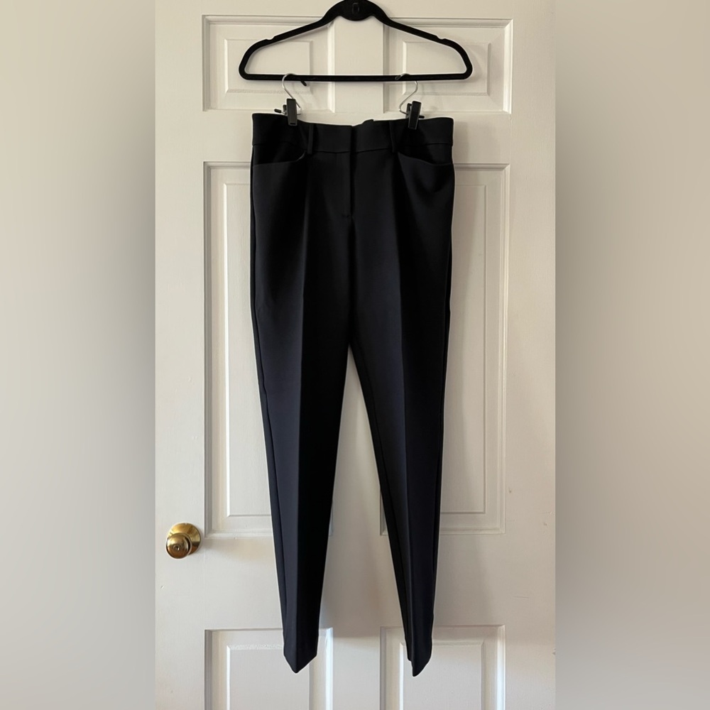 Ann Taylor Factory The Straight Mid Rise Straight Leg Full Length Pants Size 10